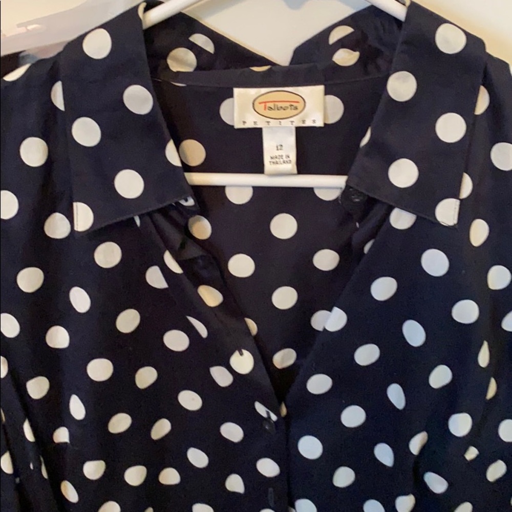 Talbots misses petite 12 blouse